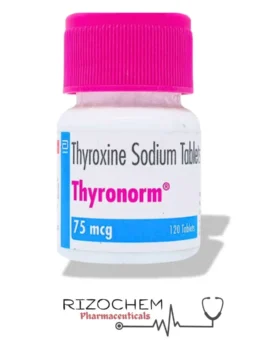 Levothyroxine 75 mcg Tablet by Rizochem Pharmaceuticals - Effective Thyroid Hormone Replacement