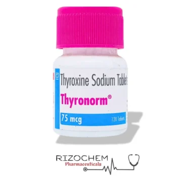 Levothyroxine 75 mcg Tablet by Rizochem Pharmaceuticals - Effective Thyroid Hormone Replacement