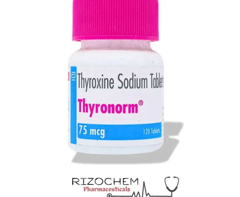 Levothyroxine 75 mcg Tablet by Rizochem Pharmaceuticals - Effective Thyroid Hormone Replacement