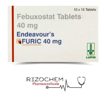 Febuxostat 40mg Tablet Furic for gout treatment by Rizochem Pharmaceuticals