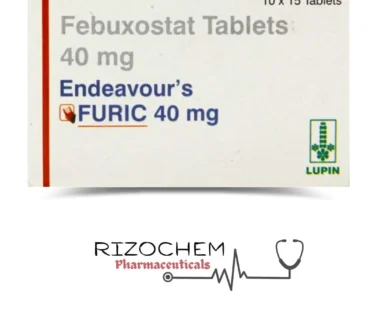 Febuxostat 40mg Tablet Furic for gout treatment by Rizochem Pharmaceuticals