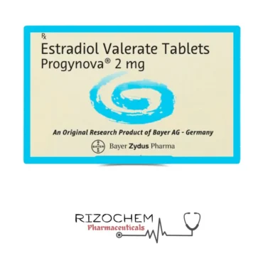 stradiol Valerate Tablets 2mg Progynova by Rizochem Pharmaceuticals - Hormone Replacement Therapy Medication