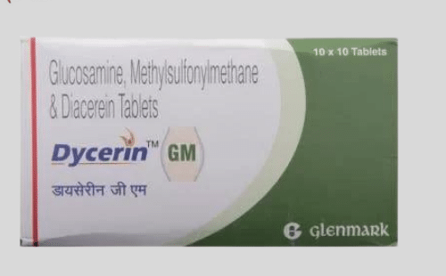 Dycerin GM Glucosamine Methylsulfonylmethane and Diacerein Tablets