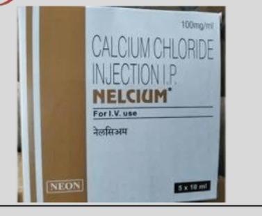 Nelcium Calcium Chloride Injection | Rizochem Pharmaceuticals Exporter