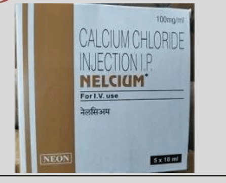 Nelcium Calcium Chloride Injection | Rizochem Pharmaceuticals Exporter