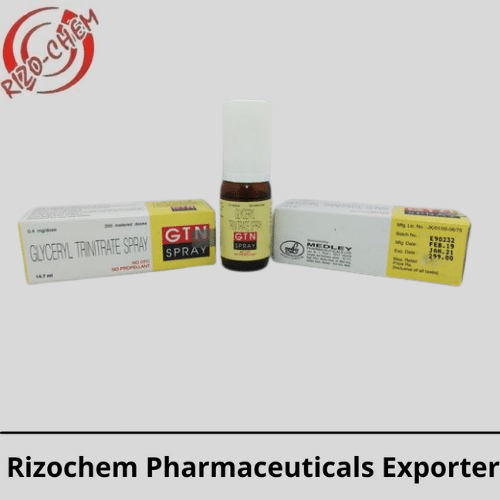 GTN ANGINA Sublingual Glyceryl Trinitrate Spray | Rizochem Pharmaceuticals