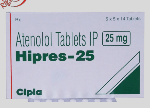 Hipres Atenlol 20mg Tablet | Rizochem Pharmaceuticals Exporter