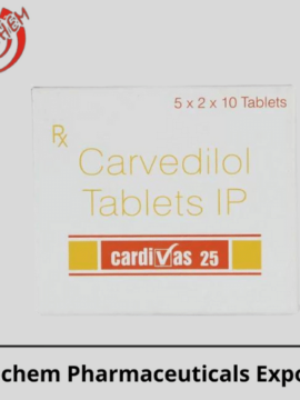 Carvedilol 25 mg Tablet Cardivas