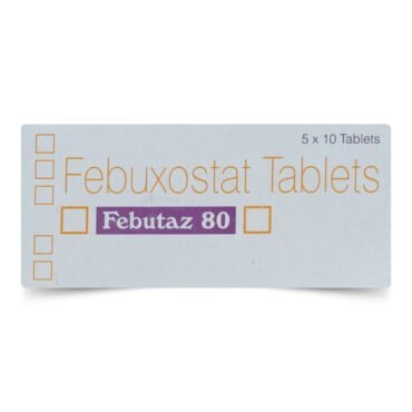 Febuxostat Tablets 80mg Febutaz by rizochem pharmaceuticals