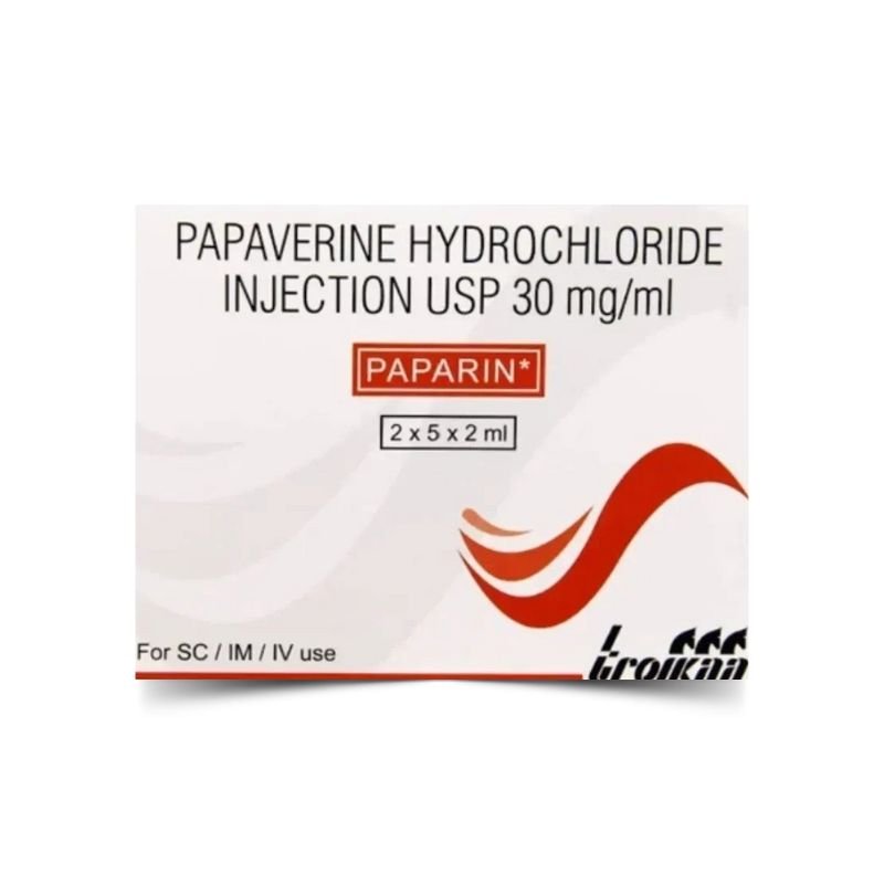 Papaverine 2ml Injection by Rizochem Pharmaceuticals