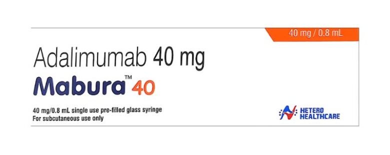 Adalimumab Injection 40mg Mabura by rizochem pharmaceuticals