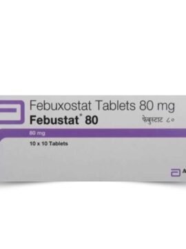 Febuxostat Tablets 80mg Febustat by rizochem pharmaceuticals
