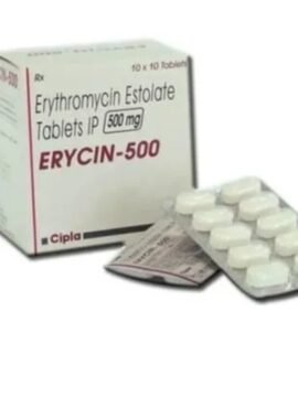 Erythromycin 500mg tablet by Rizochem pharmaceuticals