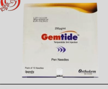 Gemtide 250mcg Teriparatide Injection | Rizochem Pharmaceuticals