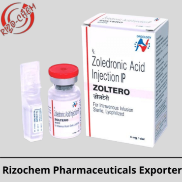 Zoltero Zoledronic Acid 4mg Injection | Rizochem Pharmaceuticals Exports