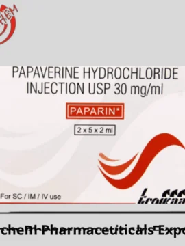 Paparin 2ml Papaverine Injection | Rizochem Pharmaceuticals Exporter