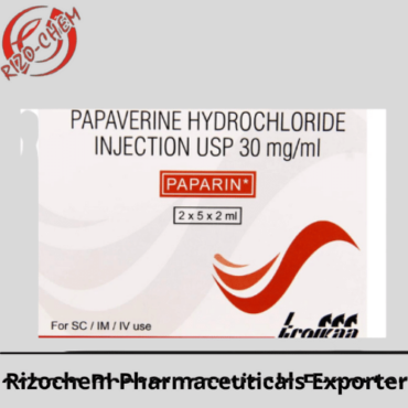 Paparin 2ml Papaverine Injection | Rizochem Pharmaceuticals Exporter