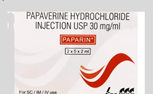 Paparin 2ml Papaverine Injection | Rizochem Pharmaceuticals Exporter