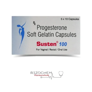 Progesterone 100 mg Capsule Susten 100 - Hormonal treatment for various conditions - Pharma Wholesaler & Exporter.