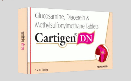 Glucosamine, Diacerein and MSM Tablet Cartigen DN