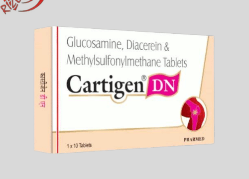 Glucosamine, Diacerein and MSM Tablet Cartigen DN