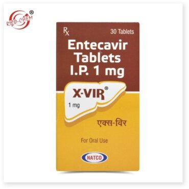 Entecavir 1mg Tablet by Rizochem Pharmaceuticals