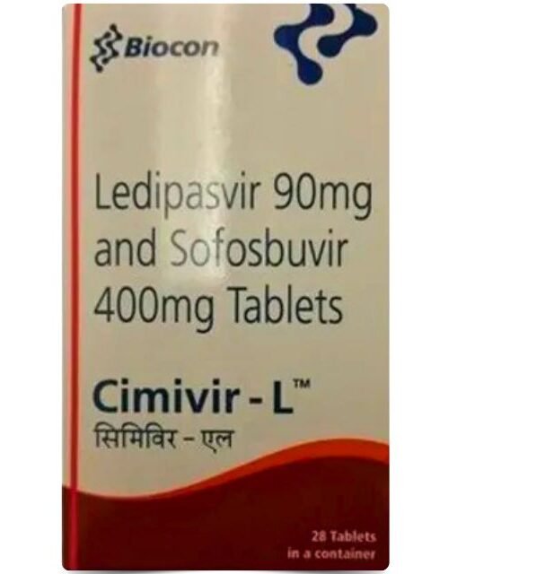 Ledipasvir and Sofosbuvir Tablet Cimivir L by Rizochem Pharmaceutical