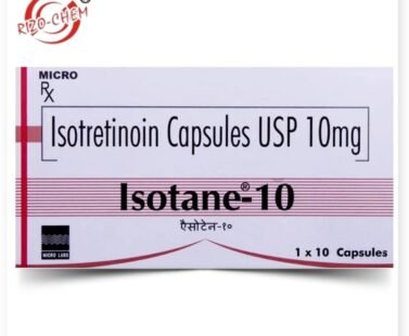 Isotretinoin by Rizochem Pharmaceuticals.