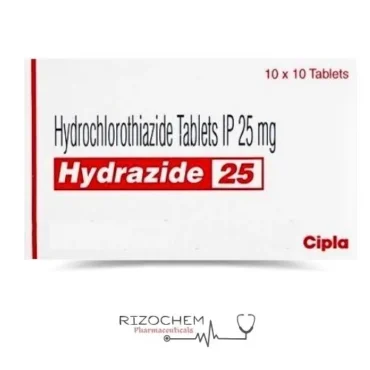 Hydrochlorothiazide 25mg Tablet - Essential diuretic medication for hypertension and fluid retention.