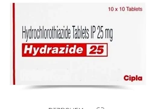 Hydrochlorothiazide 25mg Tablet - Essential diuretic medication for hypertension and fluid retention.