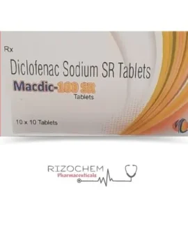 Diclofenac Sodium SR 100mg Tablet - Rizochem Pharmaceuticals Wholesaler & Exporter