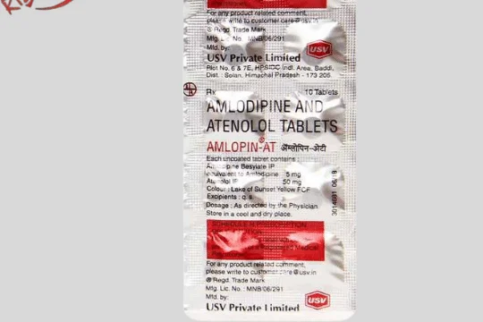 Amlodipine -5mg+Atenolol-50mg