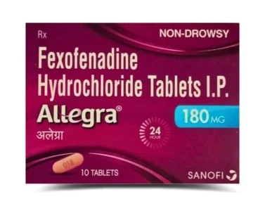 Fexofenadine HCL IP 180mg Tablet - Allergy Relief Medication by Rizochem Pharmaceuticals