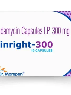 Clindamycin 300mg CLINRIGHT-300 Tablet - Quality Medication from Rizochem Pharmaceuticals.