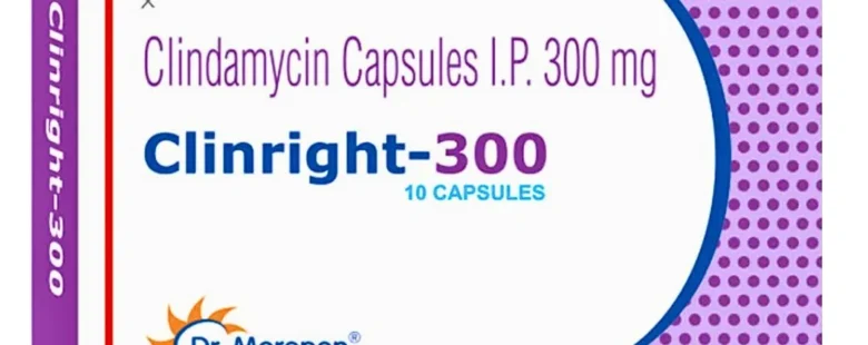 Clindamycin 300mg CLINRIGHT-300 Tablet - Quality Medication from Rizochem Pharmaceuticals.