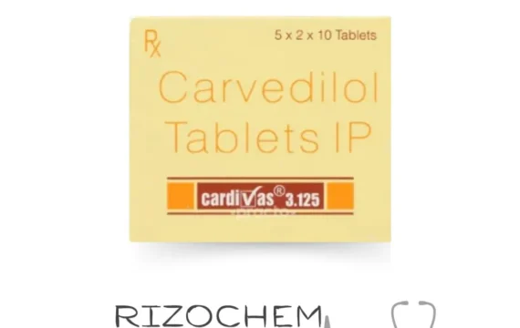 Carvedilol 3.125mg Tablet - Reliable heart medication by leading pharmaceutical wholesaler & exporter.