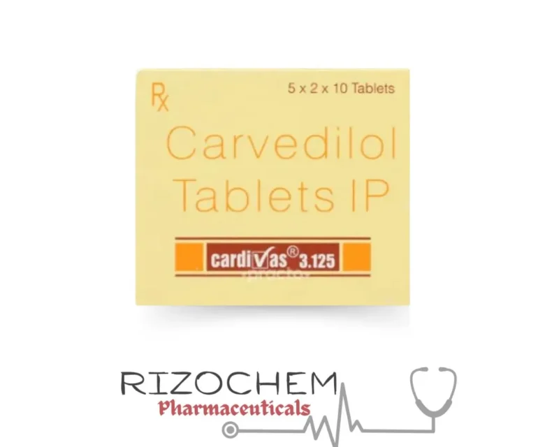 Carvedilol 3.125mg Tablet - Reliable heart medication by leading pharmaceutical wholesaler & exporter.