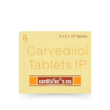 Carvedilol 3.125mg Tablet - Reliable heart medication by leading pharmaceutical wholesaler & exporter.
