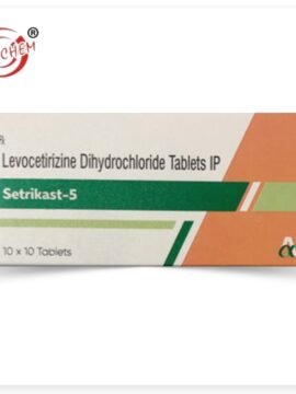 Levocetirizine Dihydrochloride IP 5mg By Rizochem Pharmaeuticals