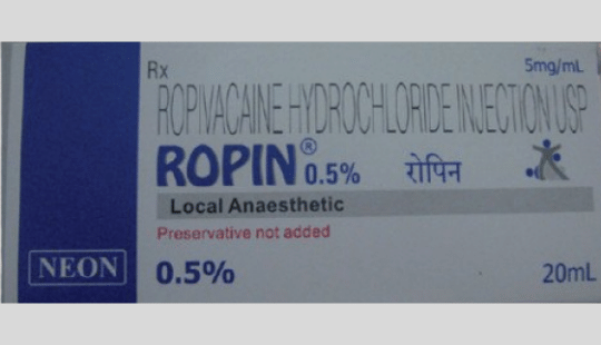 Ropivacaine injection