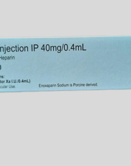 Enoxaparin Sodium Injection 40mg – A low molecular weight heparin (LMWH) used for preventing and treating blood clots, deep vein thrombosis (DVT), and pulmonary embolism. Available for export from Rizochem Pharmaceuticals.