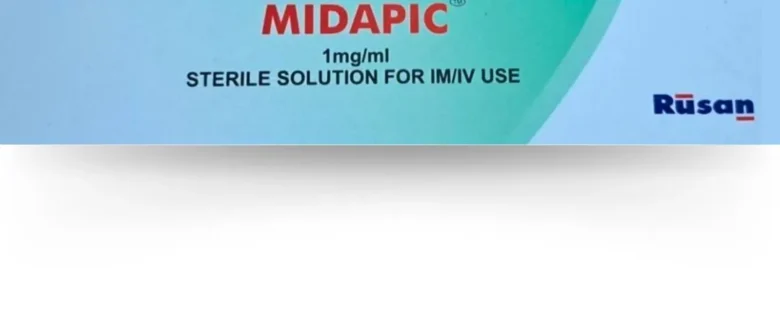 Midazolam Injection IP 1mg Midapic by Rizochem Pharmaceuticals - Wholesale and Export