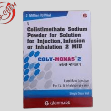 Colistimethate Sodium, also referred to as polymyxin E, is an antibiotic used as a last resort treatment for pneumonia and other gram-negative infections.