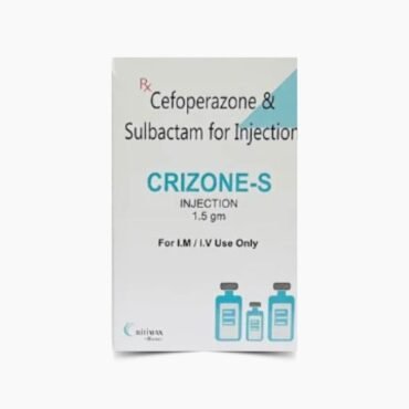 Cefoperazone and Sulbactam Injection Crizone S 1.5gm by Rizochem Pharmaceuticals