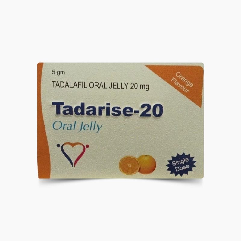 Tadalafil Oral Jelly 20mg Tadarise by Rizochem Pharmaceuticals