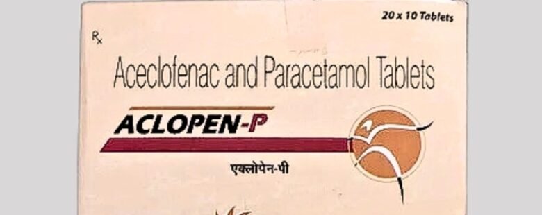 Aceclofenac IP 100mg Aclopen P