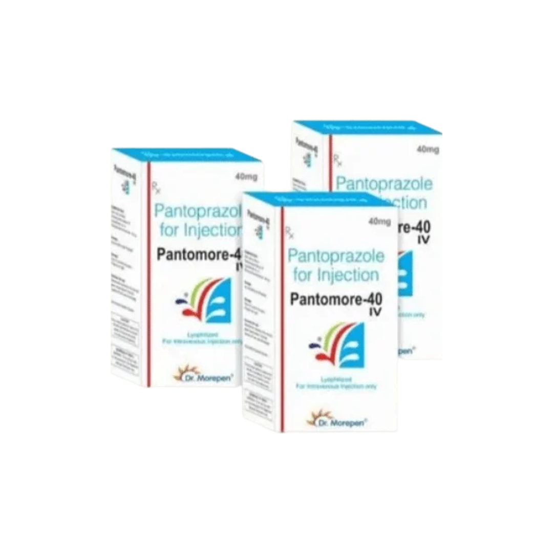 Sterile Pantoprazole Sodium IP 40mg PANTOMORE-40 INJ By Rizochem Pharmaceuticals