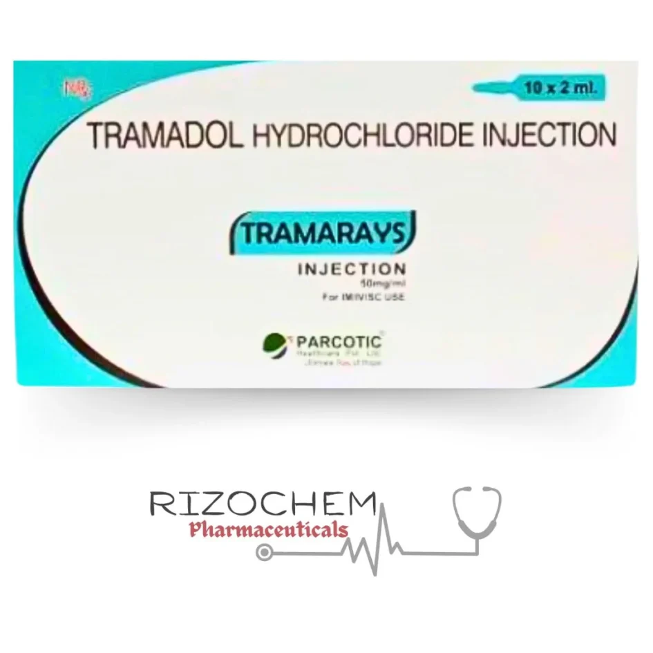 Tramadol Hydrochloride Injection 50mg/ml Tramarays - Quality Medication from Rizochem Pharmaceuticals