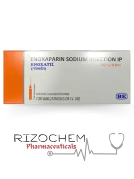 Enoxaparin Sodium Injection IP 60mg Enoxatil – High-quality anticoagulant injection for pharmaceutical use."