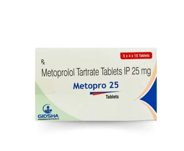 Metoprolol 25mg Tartrate by Rizochem Pharmaceuticals
